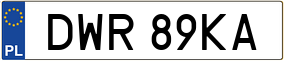 Truck License Plate